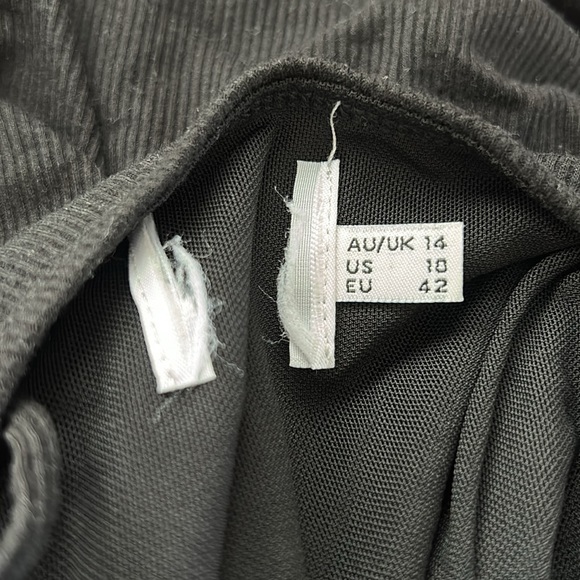 Princess Polly Newton Black Strappy Cutout Back Long Sleeve Ruched Mini Dress - Picture 12 of 13